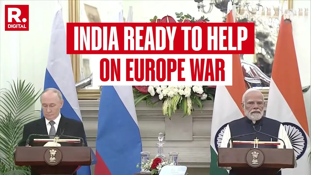Modi, Putin Announce Major Accords: Europe War, Anti-Terror Cooperation, Make-in-India Drive Top Agenda