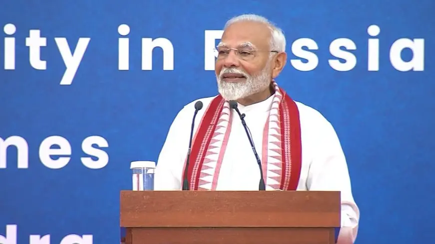 PM Modi addresses Indian Community in Russia