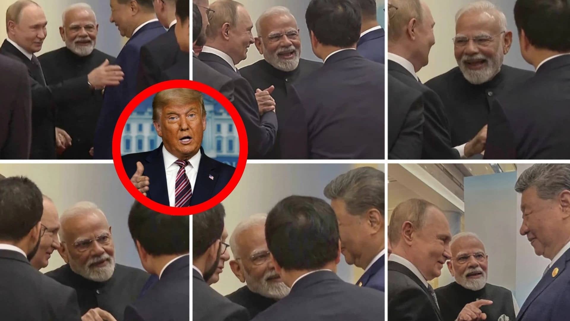 Modi’s laughter meets Putin’s grin and Xi’s measured smile as the trio huddle