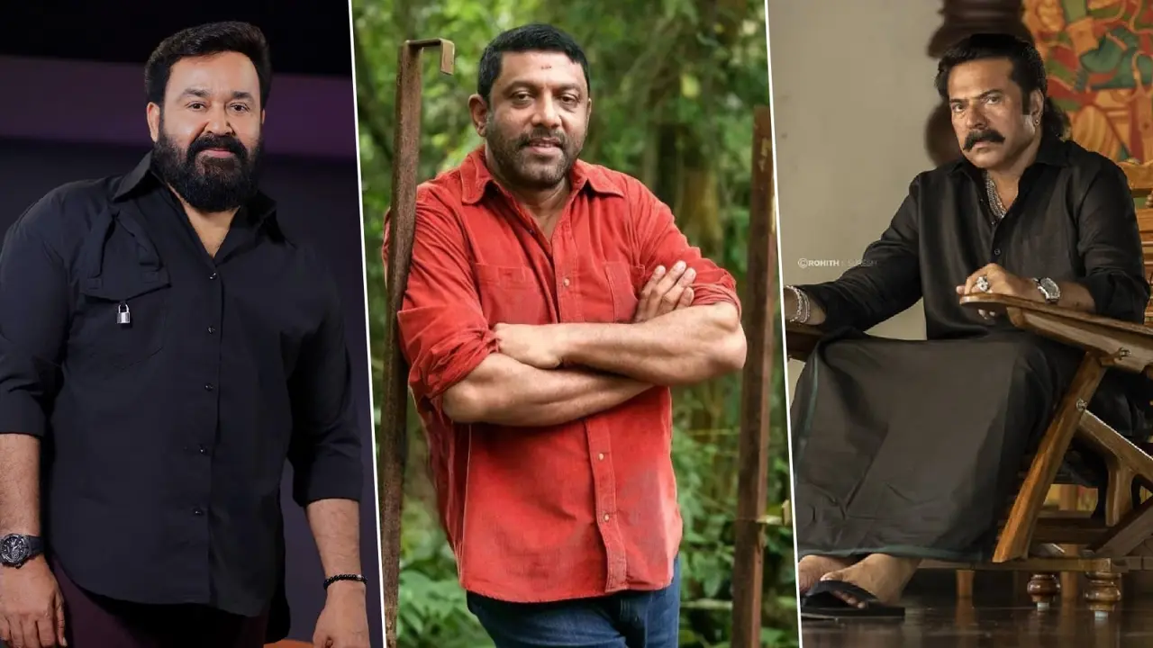 Mohan Raj's Death: Mohanlal, Mammootty And Others Remember Keerikkadan Jose Mohalal (L), Mohan Raj (C), Mammootty (R)