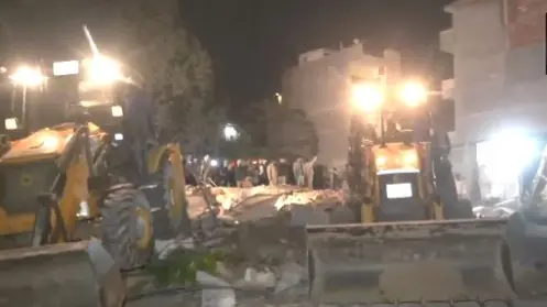 mohali multi storey under construction building collapses