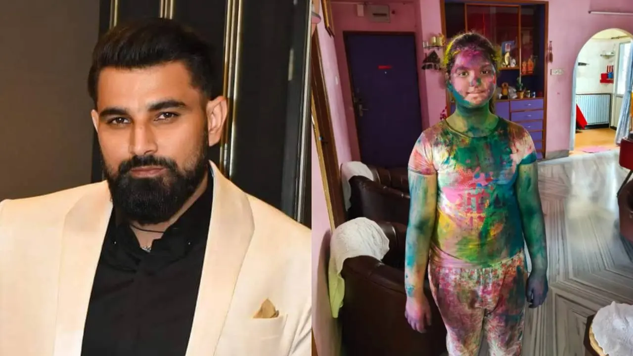 Mohammad Shami daughter Ayra Holi celebrate