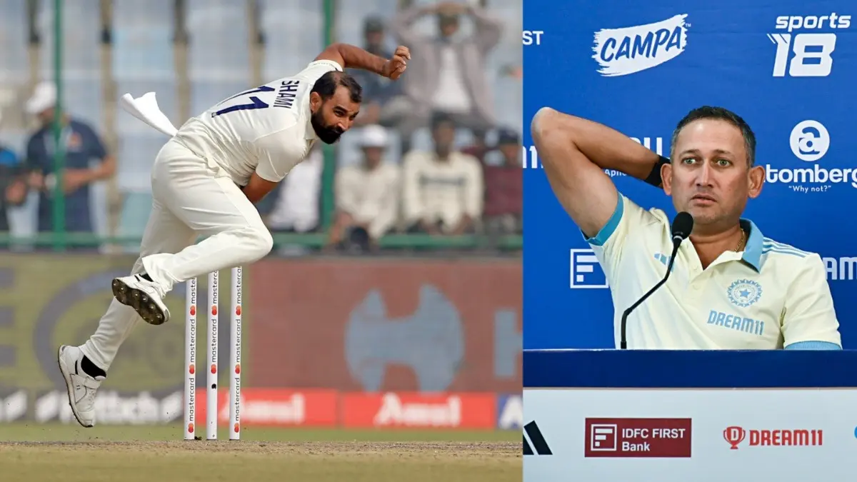 Mohammed Shami and Ajit Agarkar