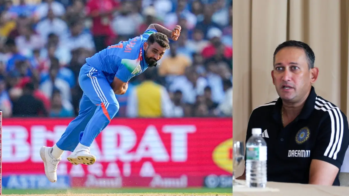 Mohammed Shami and Ajit Agarkar