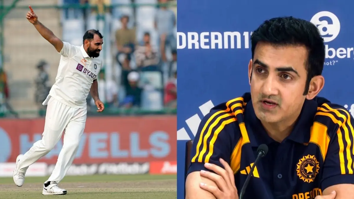 Mohammed Shami and Gautam Gambhir