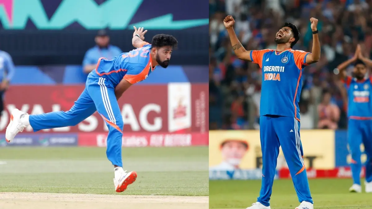 Mohammed Siraj Called Up To Replace Injured Harshit Rana Ahead Of India's T20 World Cup 2026 Opener: Report Mohammed Siraj and Harshit Rana