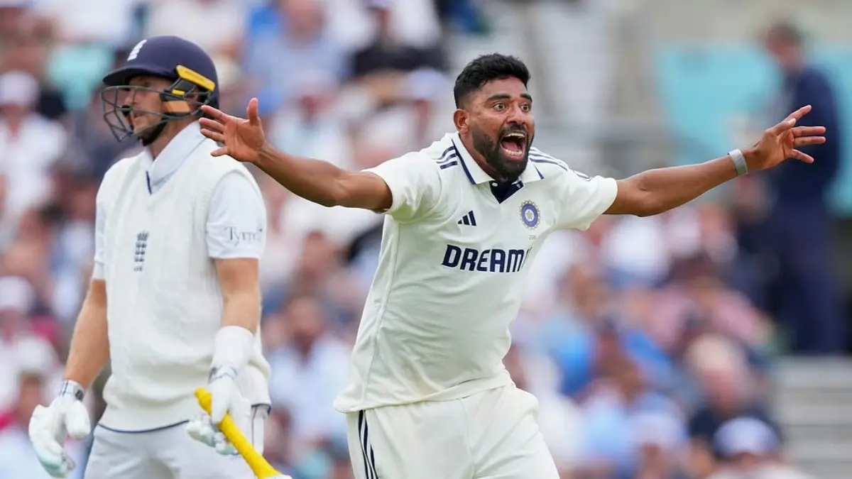 Mohammed Siraj's Anger is FAKE? Joe Root Makes Shocking Claim After Verbal Duel With India Pacer Ahead of Final Day at Oval Mohammed Siraj appeals against Joe Root