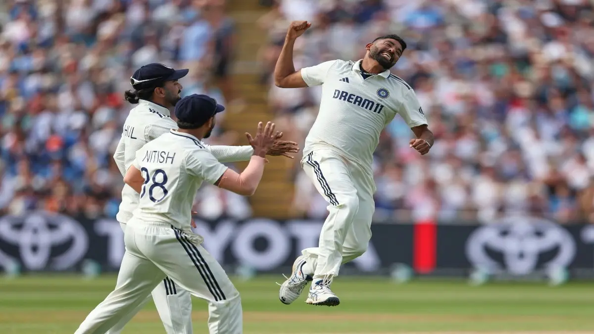 IND vs ENG: Michael Vaughan Backs India To Level Series At Edgbaston- 'Should Be 1-1 Going To Lord’s' Mohammed Siraj celebrate a wicket at Edgbaston