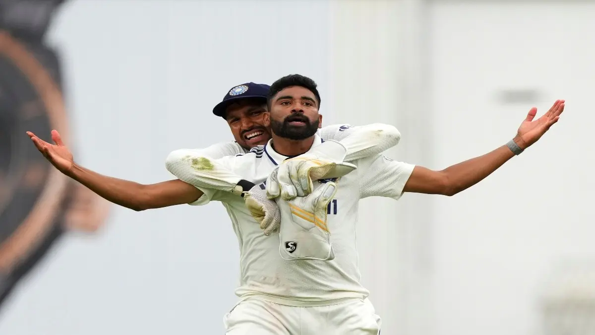 'Last Man Standing': Internet Explodes As Stunning Display By Mohammed Siraj Propels India To Unforgettable Oval Triumph Over England Mohammed Siraj celebrates India's victory with Dhruv Jurel
