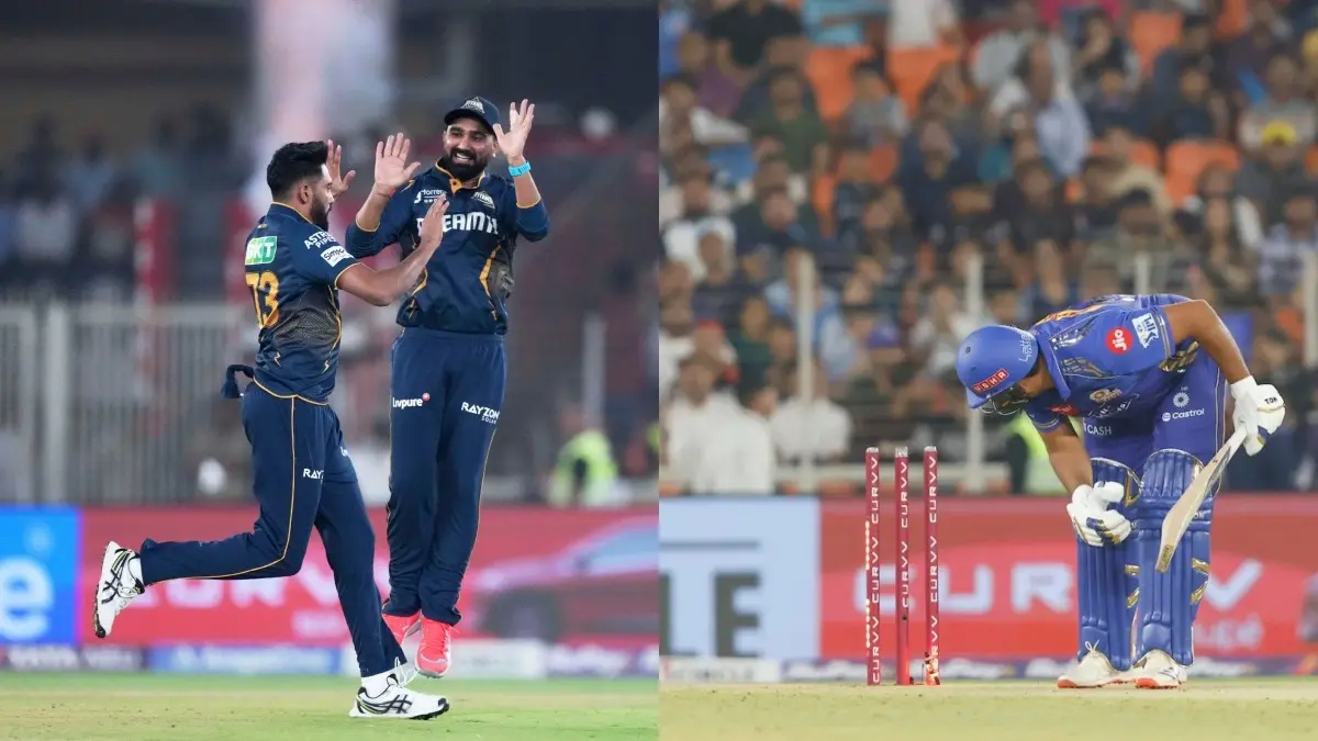 Mohammed Siraj cleans up Rohit Sharma