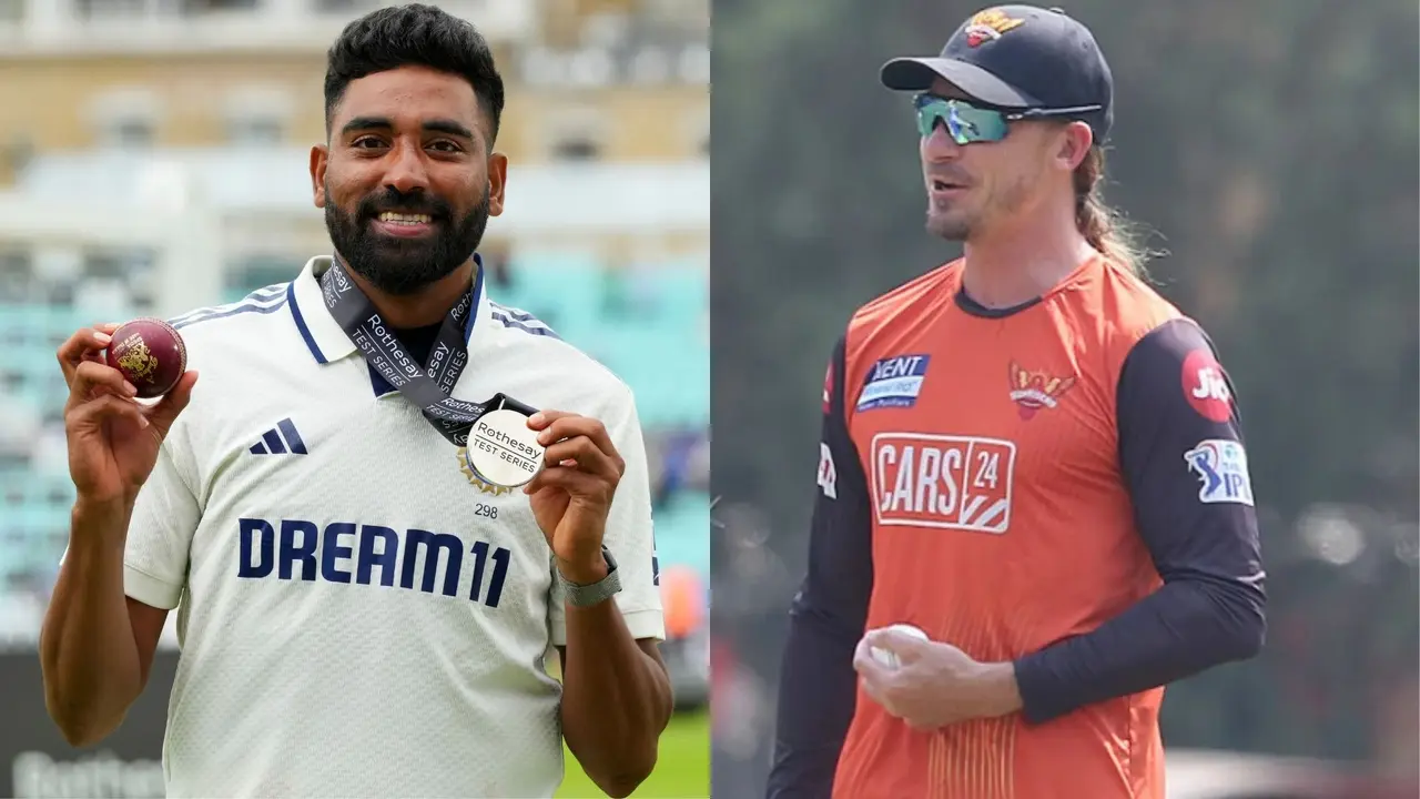 Mohammed Siraj (L) made Dale Steyn's prediction come true.