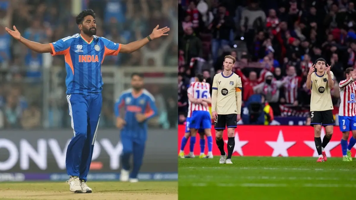 Indian Pacer Mohammed Siraj Pokes Fun At Barcelona's 4-0 Defeat To Atletico Madrid In Copa Del Rey Semi-Final Mohammed Siraj mocks Barcelona
