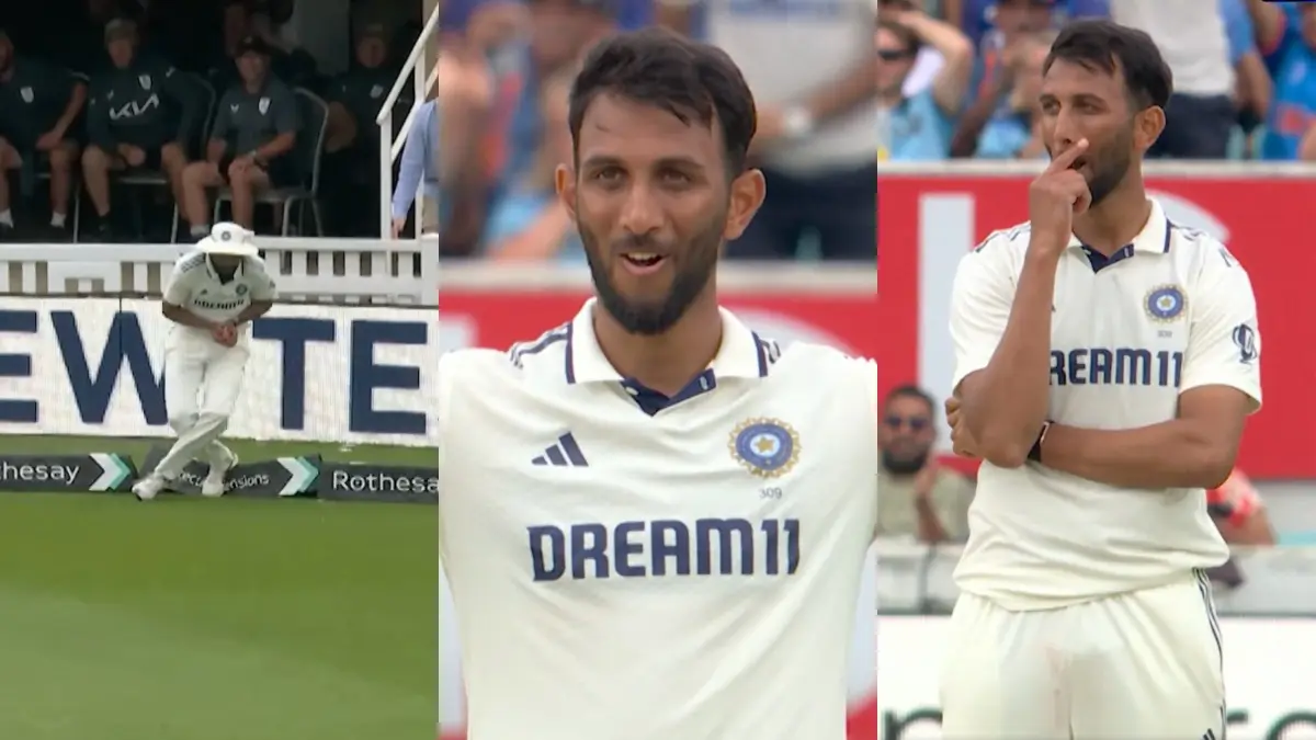 WATCH | Mohammed Siraj's Surprising Boundary Slip-Up Leaves Prasidh Krishna In Awkward Spot Mohammed Siraj, Prasidh Krishna