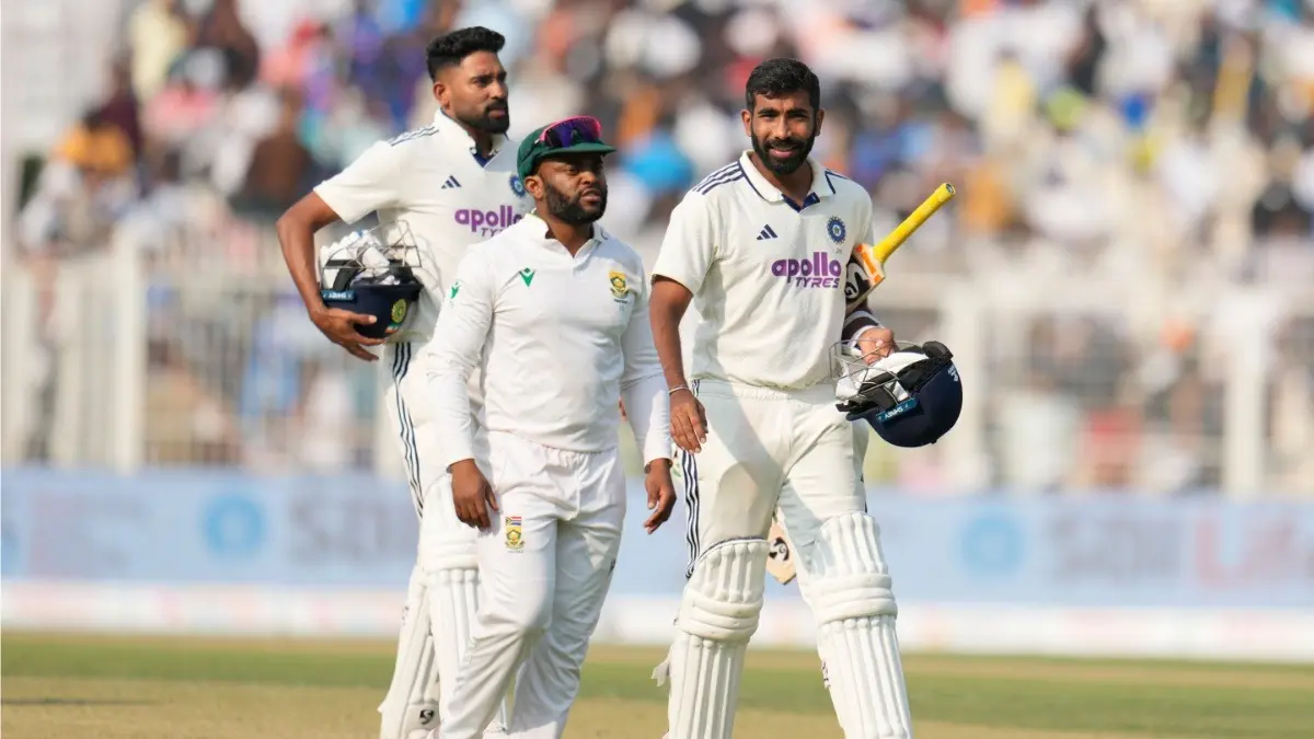 IND vs SA - Fans In Shock As India Falter To Chase 124 Runs Against South Africa In Kolkata Test: 'Sack Gautam Gambhir' Mohammed Siraj, Temba Bavuma, and Jasprit Bumrah in Kolkata Test
