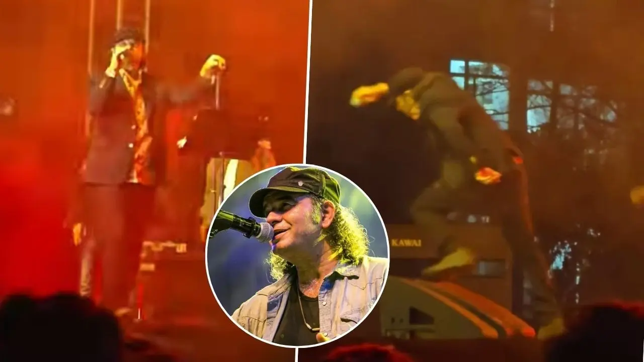 Mohit Chauhan fell on stage