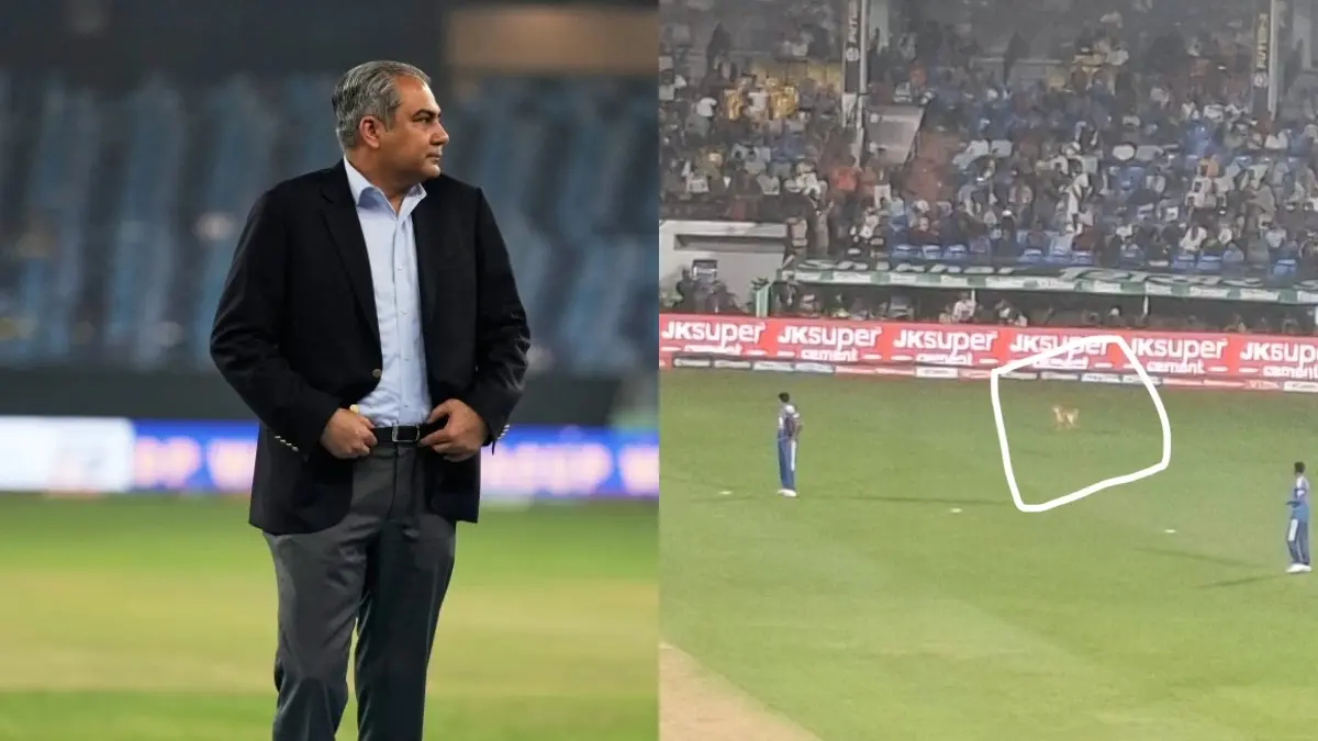 WATCH | Dog Enters Ground During Ind-NZ 4th T20I in Vizag; Fans Say 'What is Mohsin Naqvi Doing?' Mohsin Naqvi