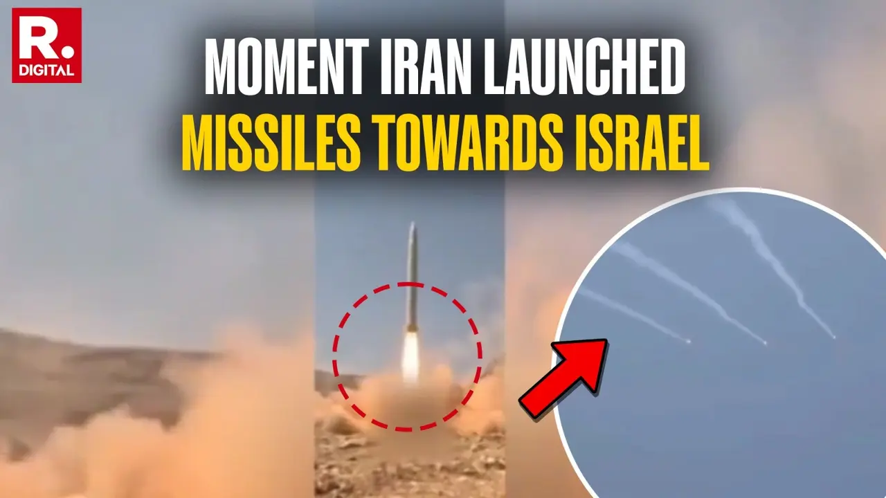 Moment Iran Launches New Wave Of Missile Attacks On Israel Moment Iran Launches New Wave Of Missile Attacks On Israel