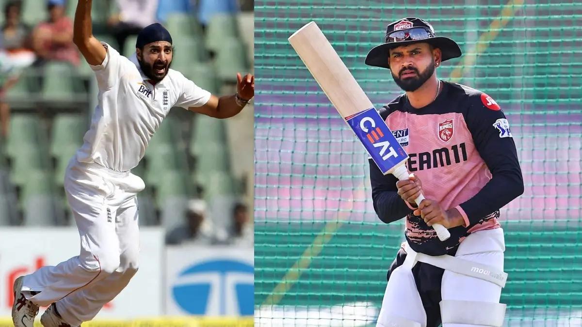 Monty Panesar and Shreyas Iyer