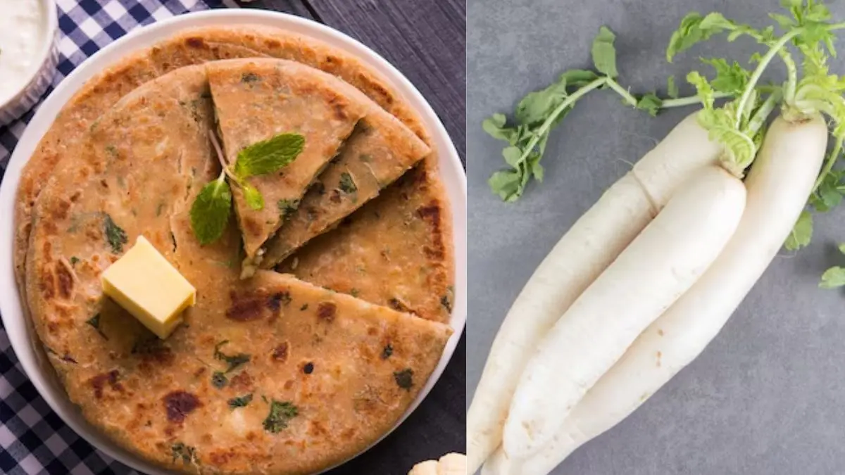 mooli paratha quick and easy recipe for beginners Indian food 