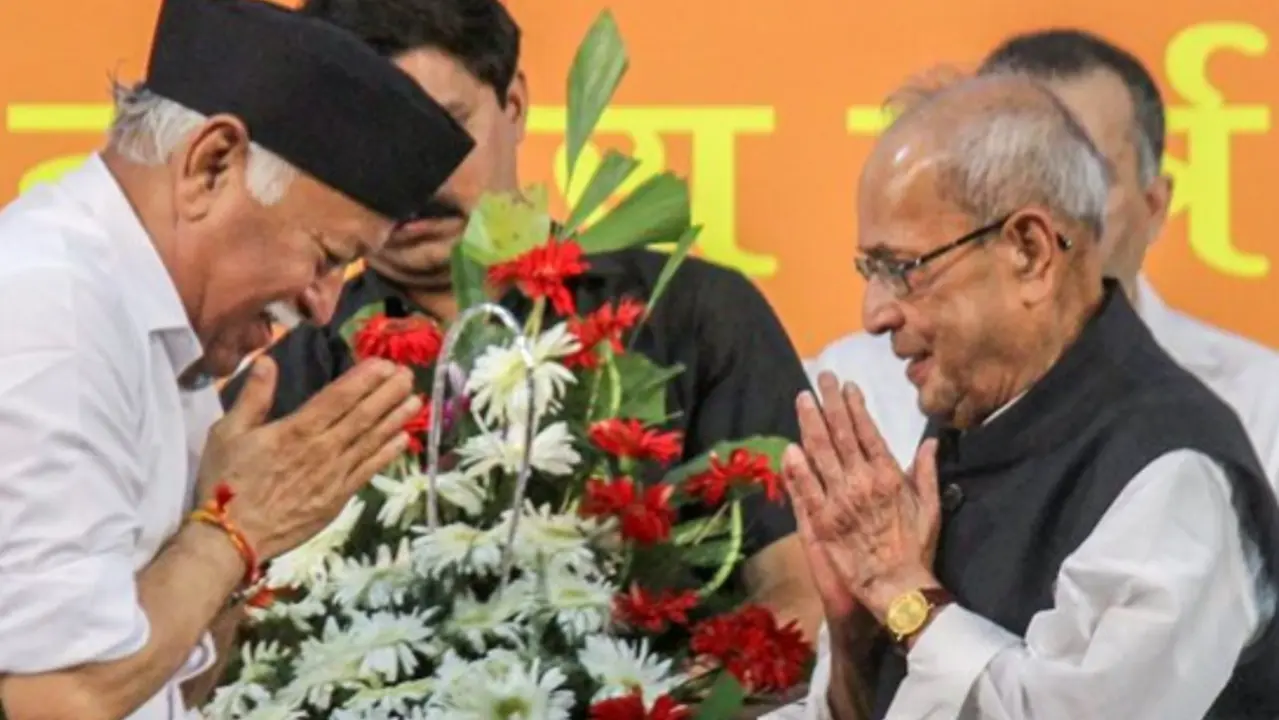 Most Secular Constitution: Bhagwat Recalls Meet With Pranab Mukherjee