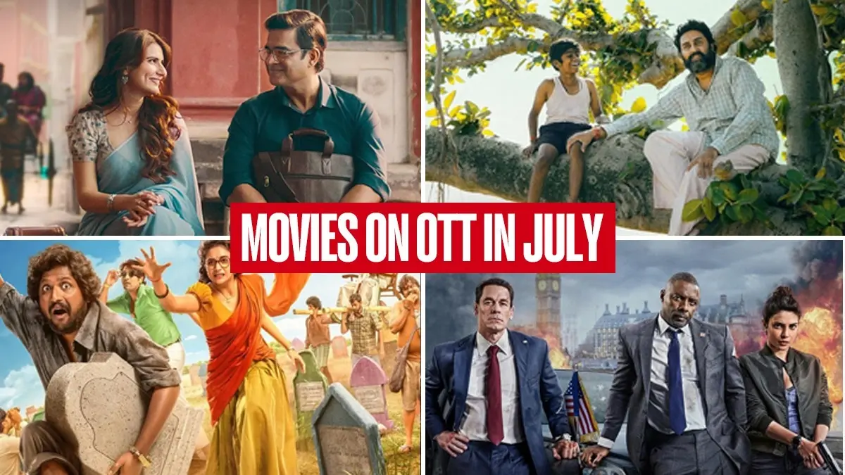 Movies Releasing On OTT In July 2025: Heads of State, Kaalidhar Laapata, Aap Jaisa Koi, Uppu Kappurambu And More To Watch On Netflix, Prime Video, ZEE5 Movies On OTT Releasing In July.