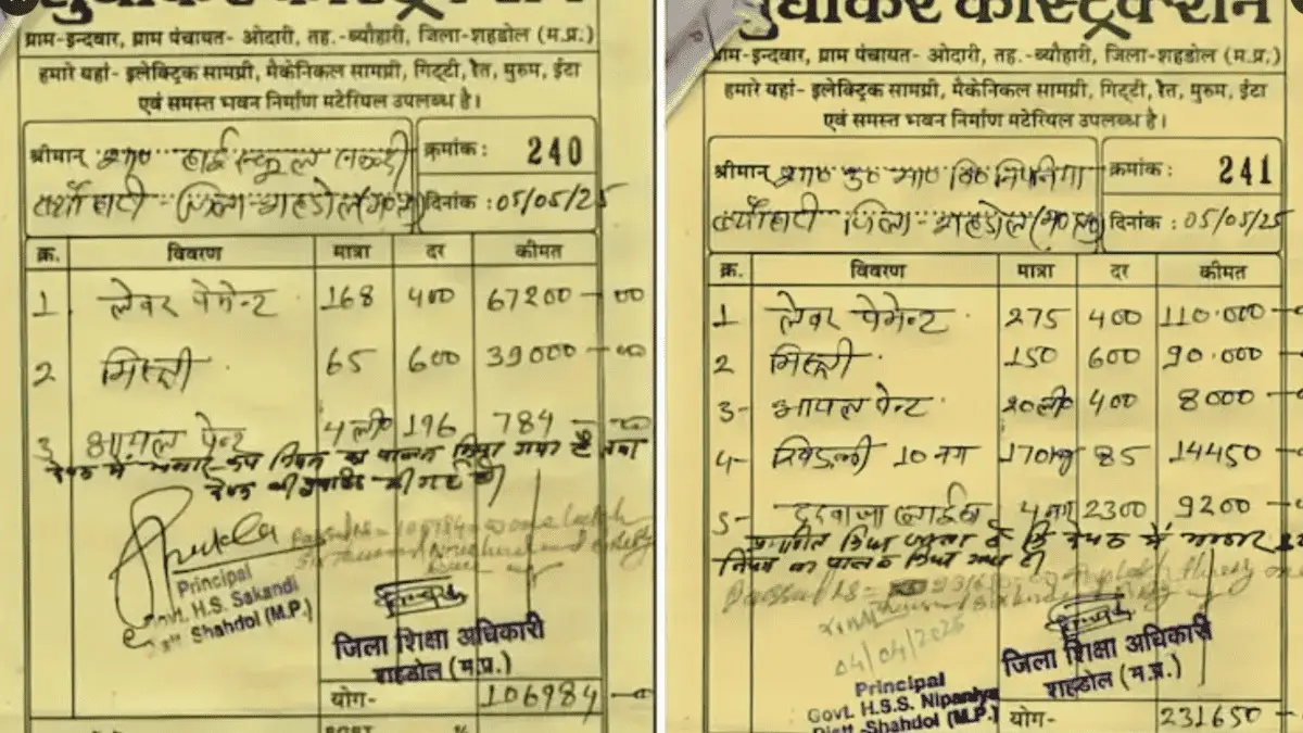 MP School Bill Goes Viral