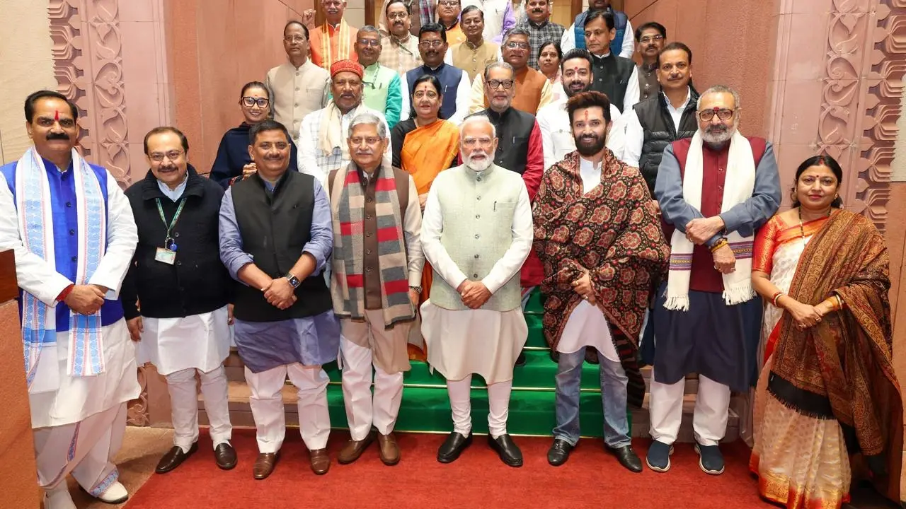 MPs of Bihar NDA met PM Modi