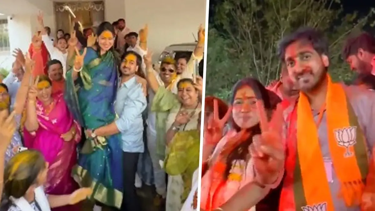 Meet Mr. & Mrs. Pathare, Engineer Couple Who Marked Historic Twin Victories In Pune Elections Mr. & Mrs. Pathare - Meet Engineer Couple Who Marked Historic Twin Victorious In Pune Elections