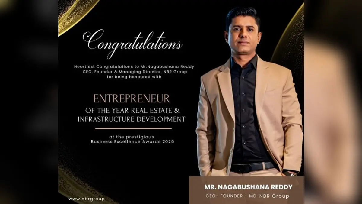 Mr. Nagabushana Reddy Named ‘Entrepreneur of the Year’ At The 2026 South India Business Excellence Awards Mr. Nagabushana Reddy Named ‘Entrepreneur of the Year’ At The 2026 South India Business Excellence Awards