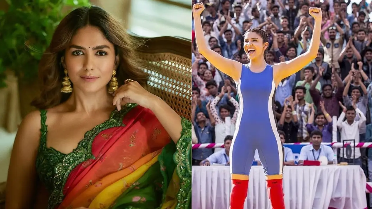 Mrunal Thakur and Anushka Sharma