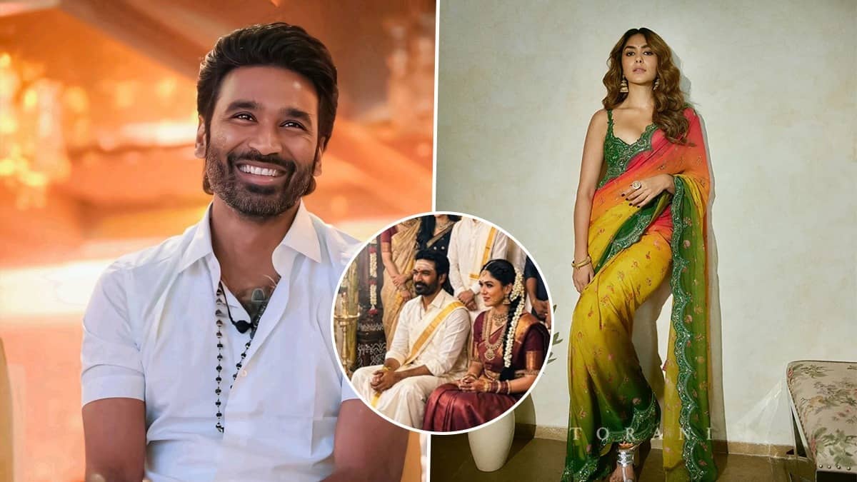 Mrunal Thakur and Dhanush have been romantically linked since May last year