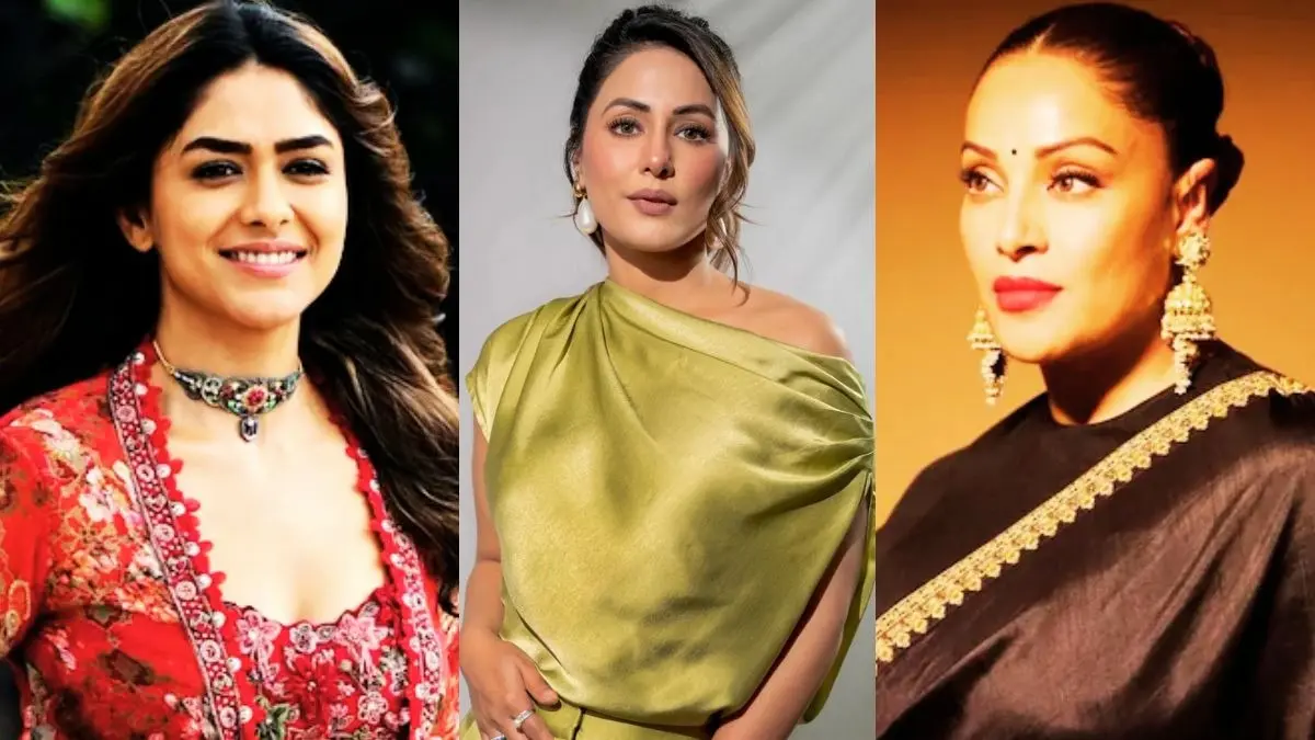 Mrunal Thakur Hina Khan Bipasha Basu