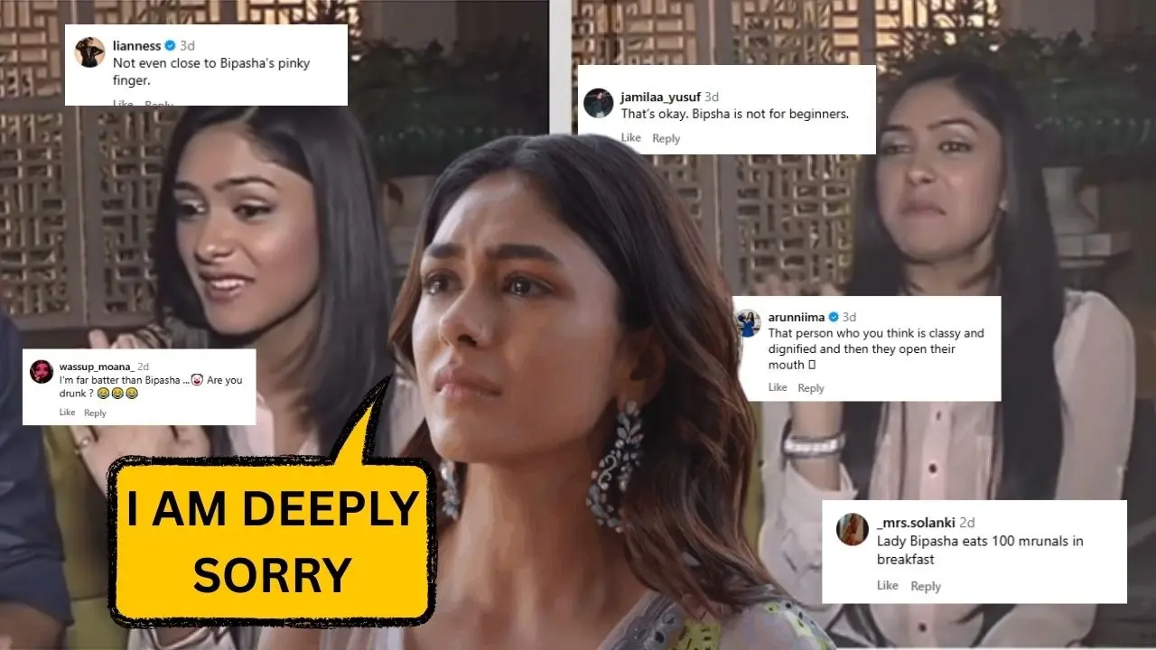 Mrunal Thakur Issues Public Apology To Bipasha Basu For Her 'Silly' Body-Shaming Remark Mrunal Thakur Issues Public Apology To Bipasha Basu For Her 'Silly' Body-Shaming Remark