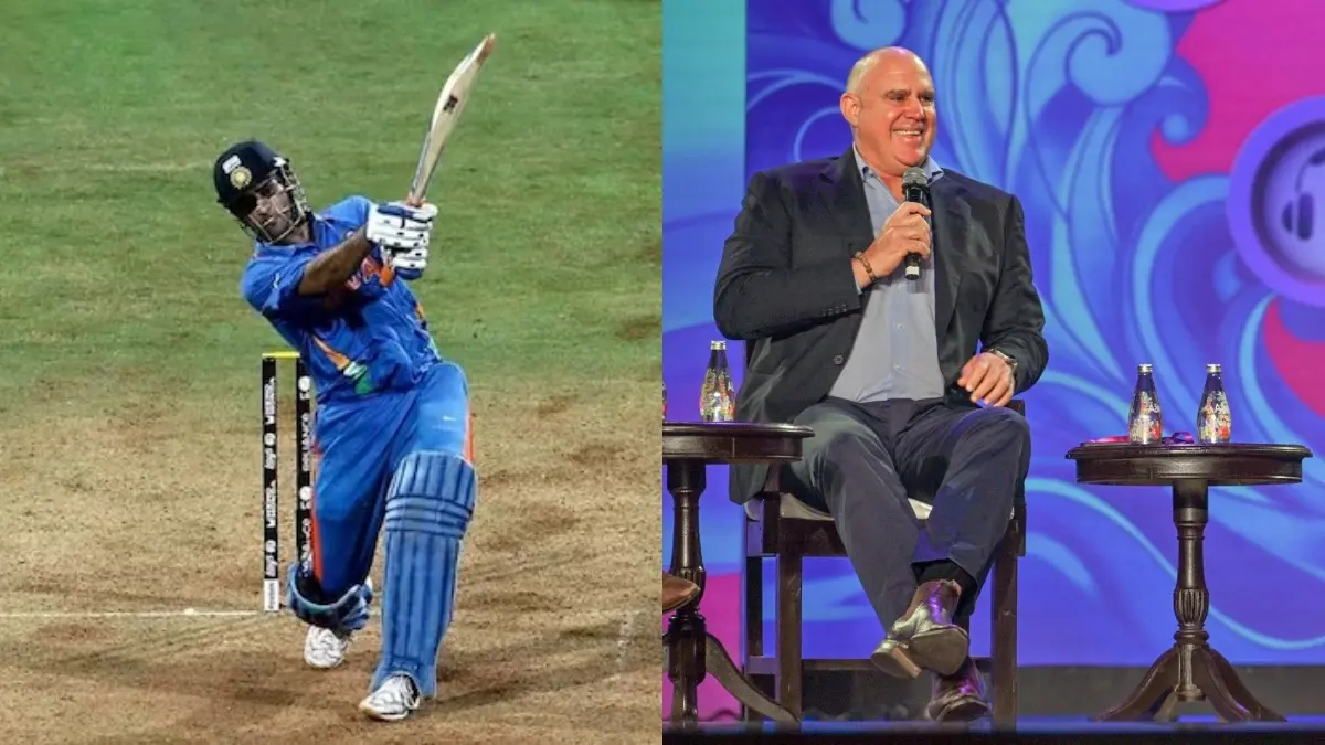 MS Dhoni and Matthew Hayden