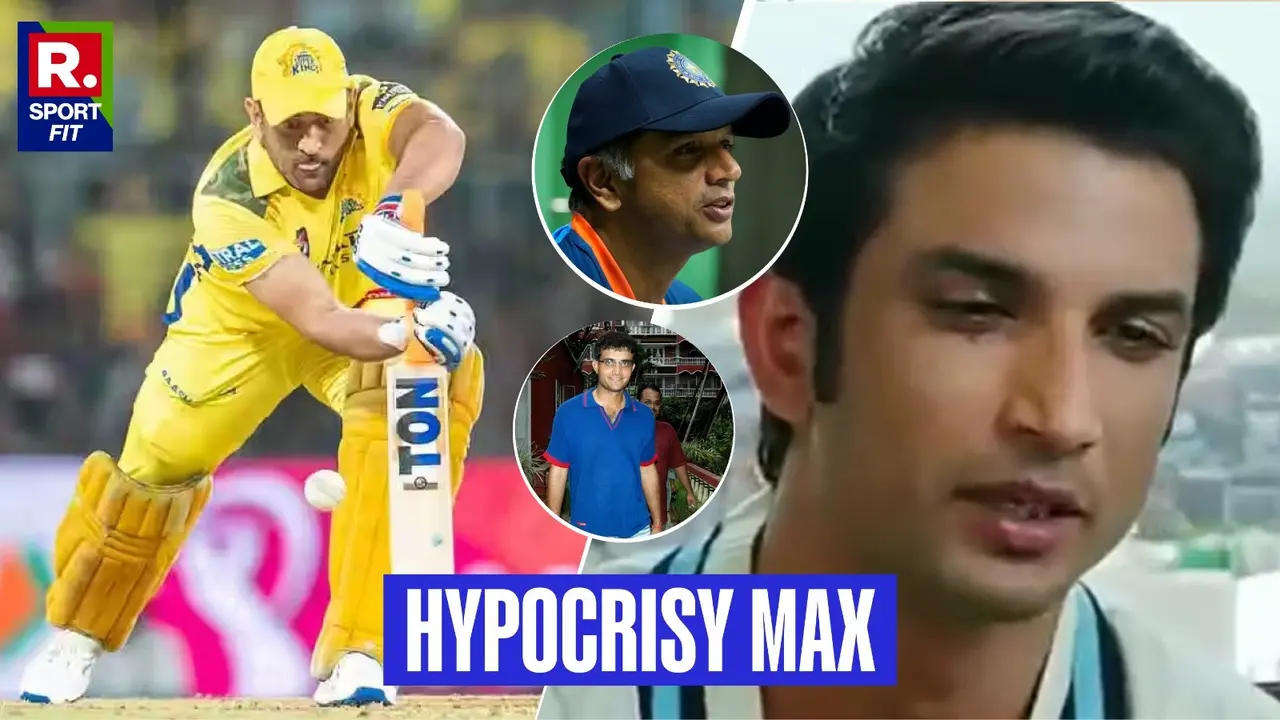 MS Dhoni, Rahul Dravid, Sourav Ganguly and Sushant Singh Rajput