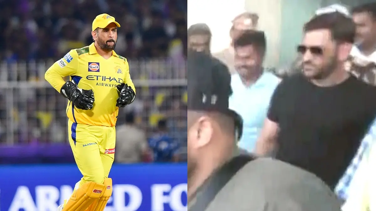 MS Dhoni spotted in Madurai