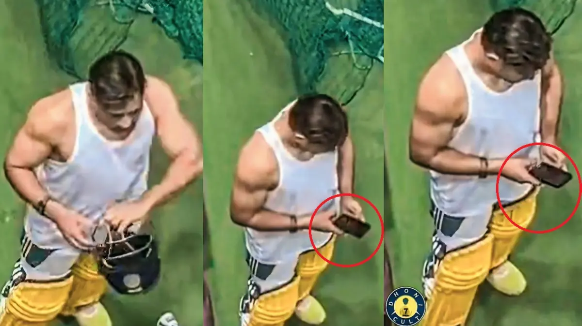 MS Dhoni Starts Preparing For IPL 2025, Former CSK Captain's Video Of Using Cell Phone In Training Nets Goes Viral | WATCH MS Dhoni training for IPL 2025