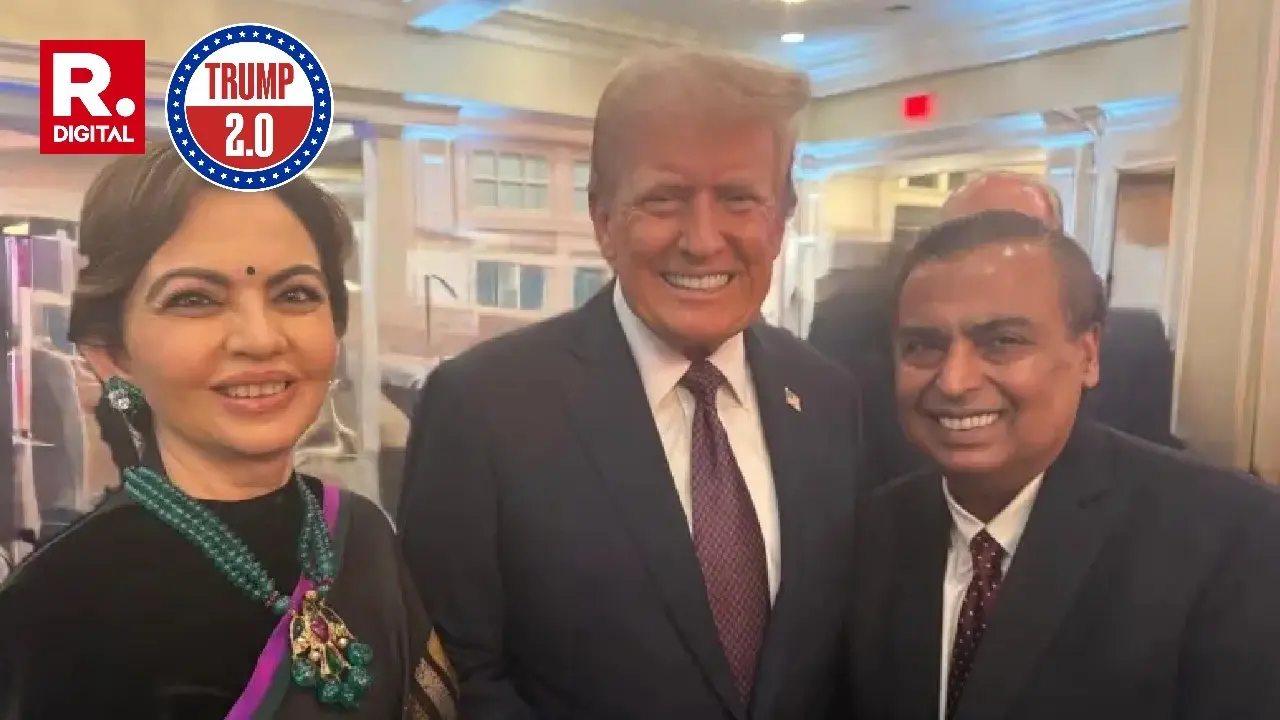 Mukesh And Nita Ambani Meet Donald Trump, Attend President-Elect’s Pre-Inauguration Dinner Mukesh And Nita Ambani Meet Donald Trump, Attend President-Elect’s Pre-Inauguration Dinner