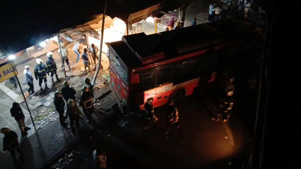 Multiple People Injured After BEST Bus Hit Pedestrians In Mumbai's Bhandup West