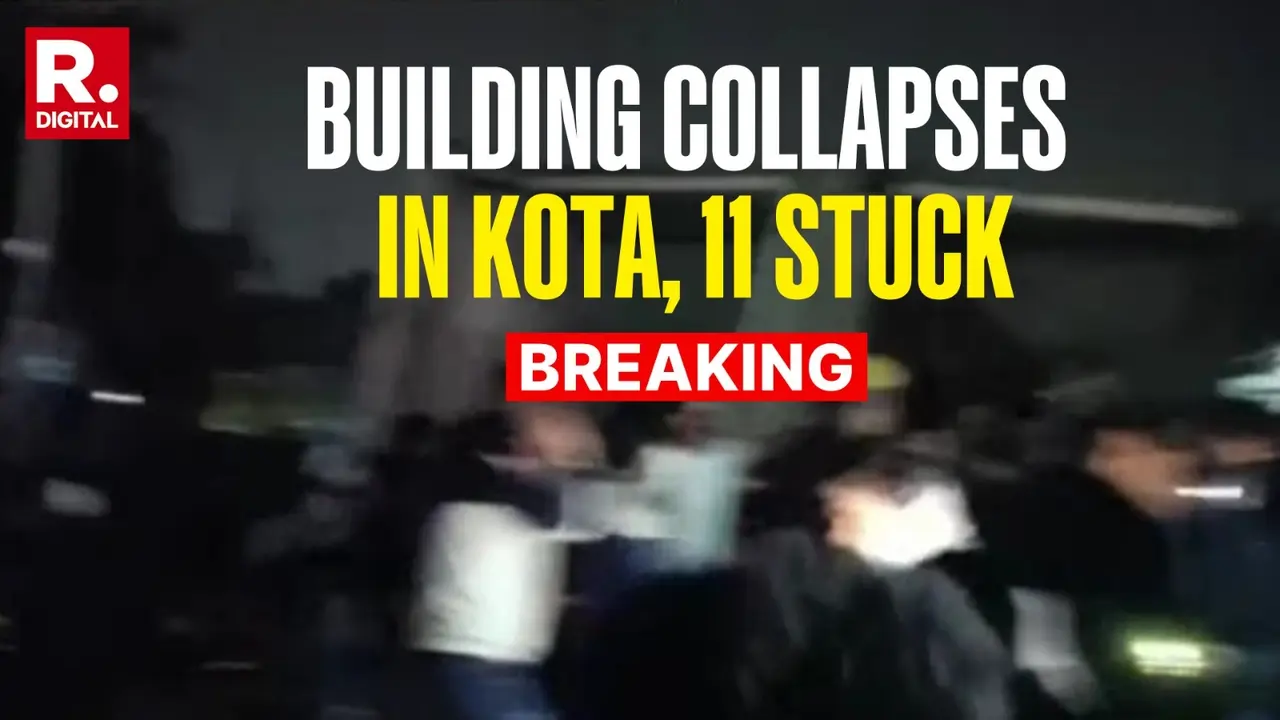 Multiple People Trapped As Building Collapses In Kota's Indira Vihar, Rescue Efforts Underway Multiple People Trapped As Building Collapses In Kota's Indira Vihar, Rescue Efforts Underway