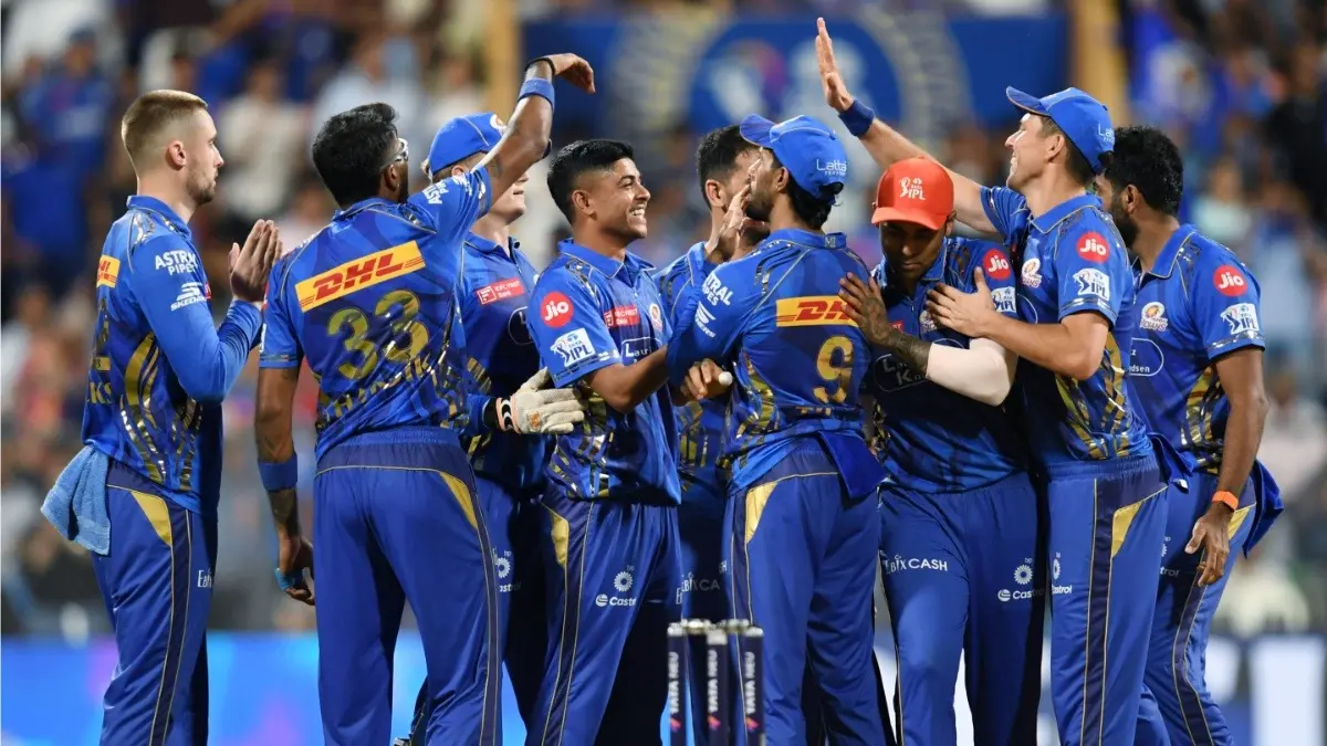 Mumbai Indians Retain Core Players Ahead Of IPL 2026 Auction, Release Emerging Talents Vignesh Puthur, Satyanarayana Raju Mumbai Indians players during IPL 2025