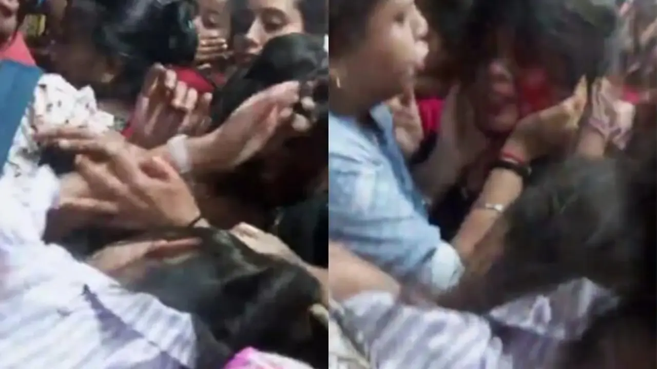 Blood All Over Head As Two Women Indulge In Intense Fight Onboard Mumbai Local, Heart-breaking Video Surfaces Mumbai Local Train Fight Viral Video