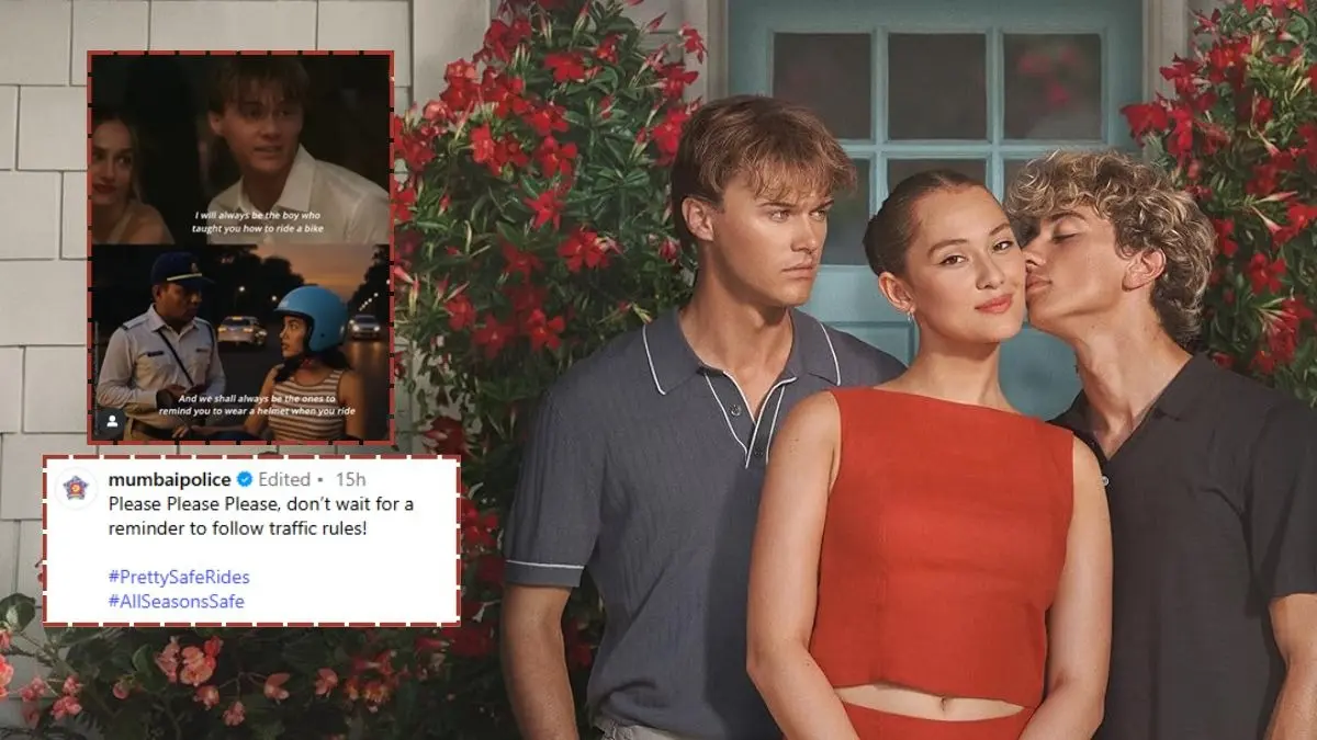 Mumbai Police's The Summer I Turned Pretty Inspired Safety Message