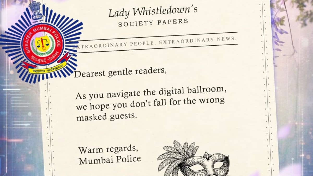 Mumbai Police shares Bridgerton style message