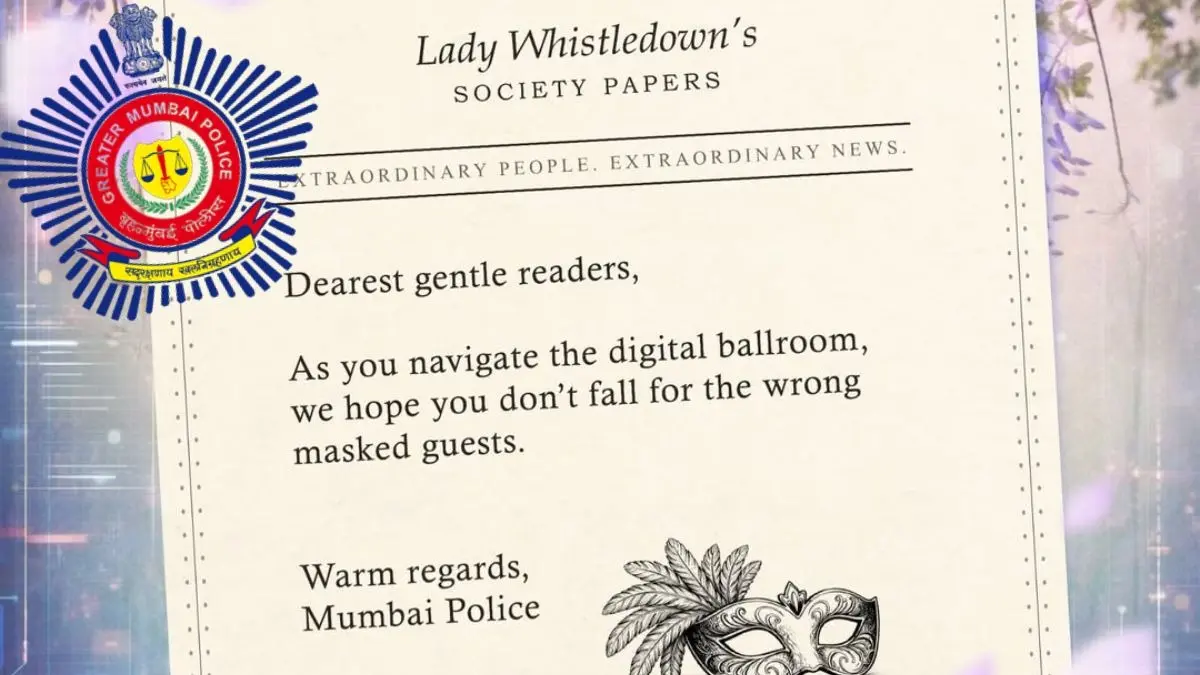 Dearest Gentle Readers, Mumbai Police Have A Bridgerton-style Message For You Mumbai Police shares Bridgerton style message