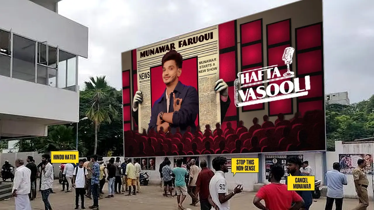 Munawar Faruqui hosts comedy roast show Hafta Vasooli