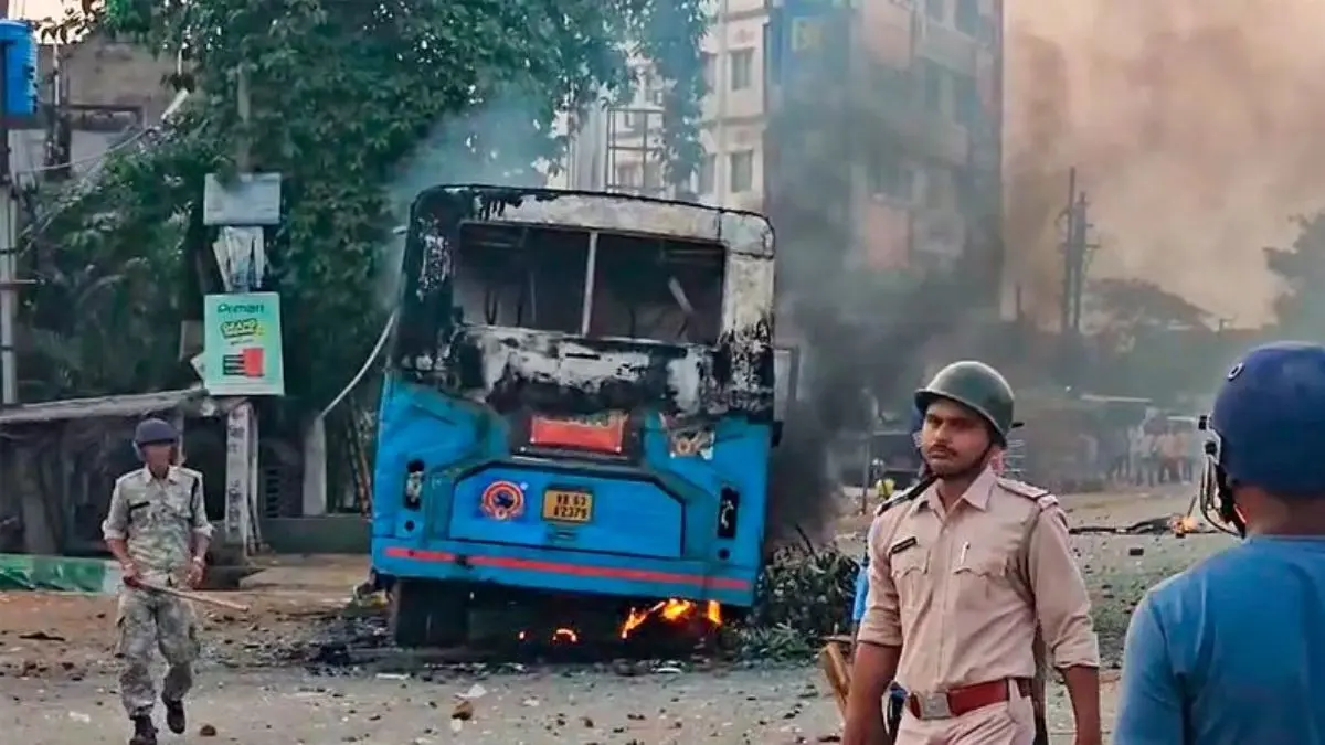 Murshidabad Violence: 12 Arrested Amid Protests Over Waqf (Amendment) Act in West Bengal | LIVE