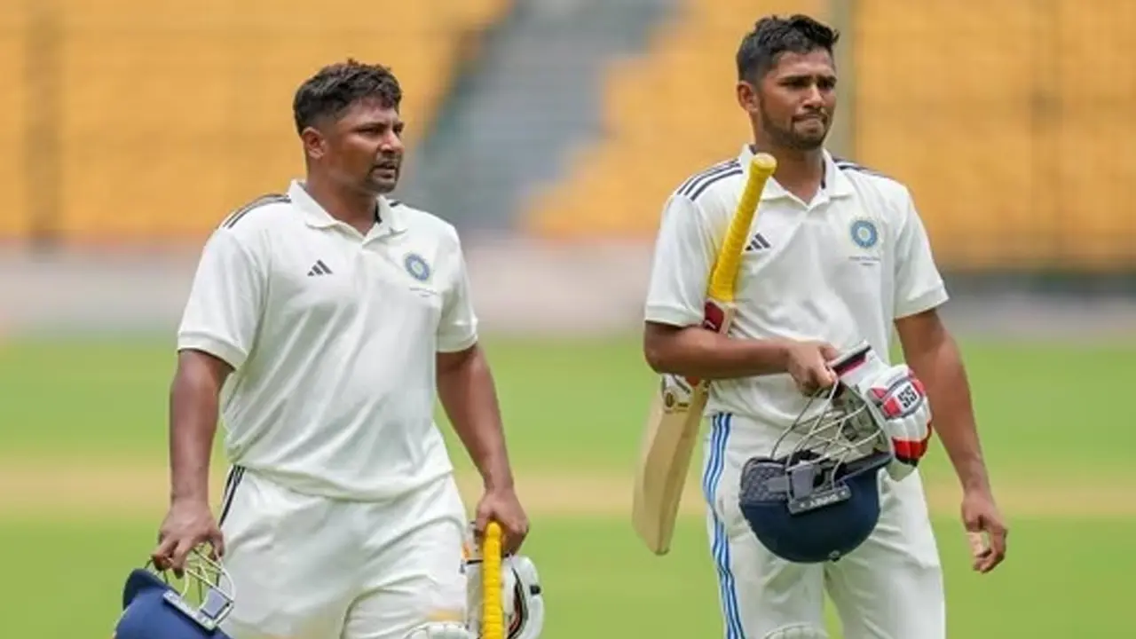 musheer khan reveals what brother sarfaraz khan told him as he hit century