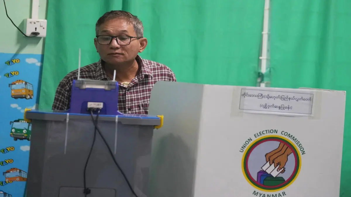 Myanmar Holds Second Round of Voting in First General Election Since Military Takeover