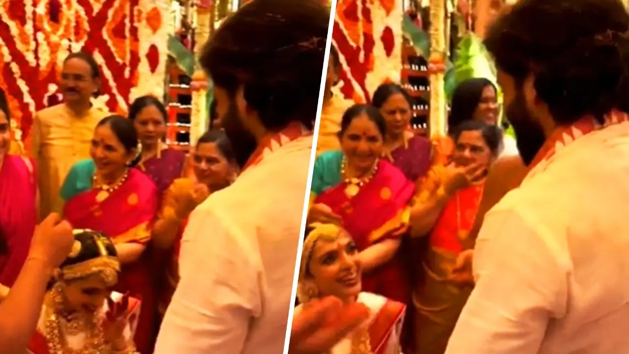 Naga Chaitanya and Sobhita Dhulipala's viral photos from wedding.